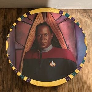 Star Trek Deep Space Nine Hamilton Commander Benjamin Sisko Collection Plate